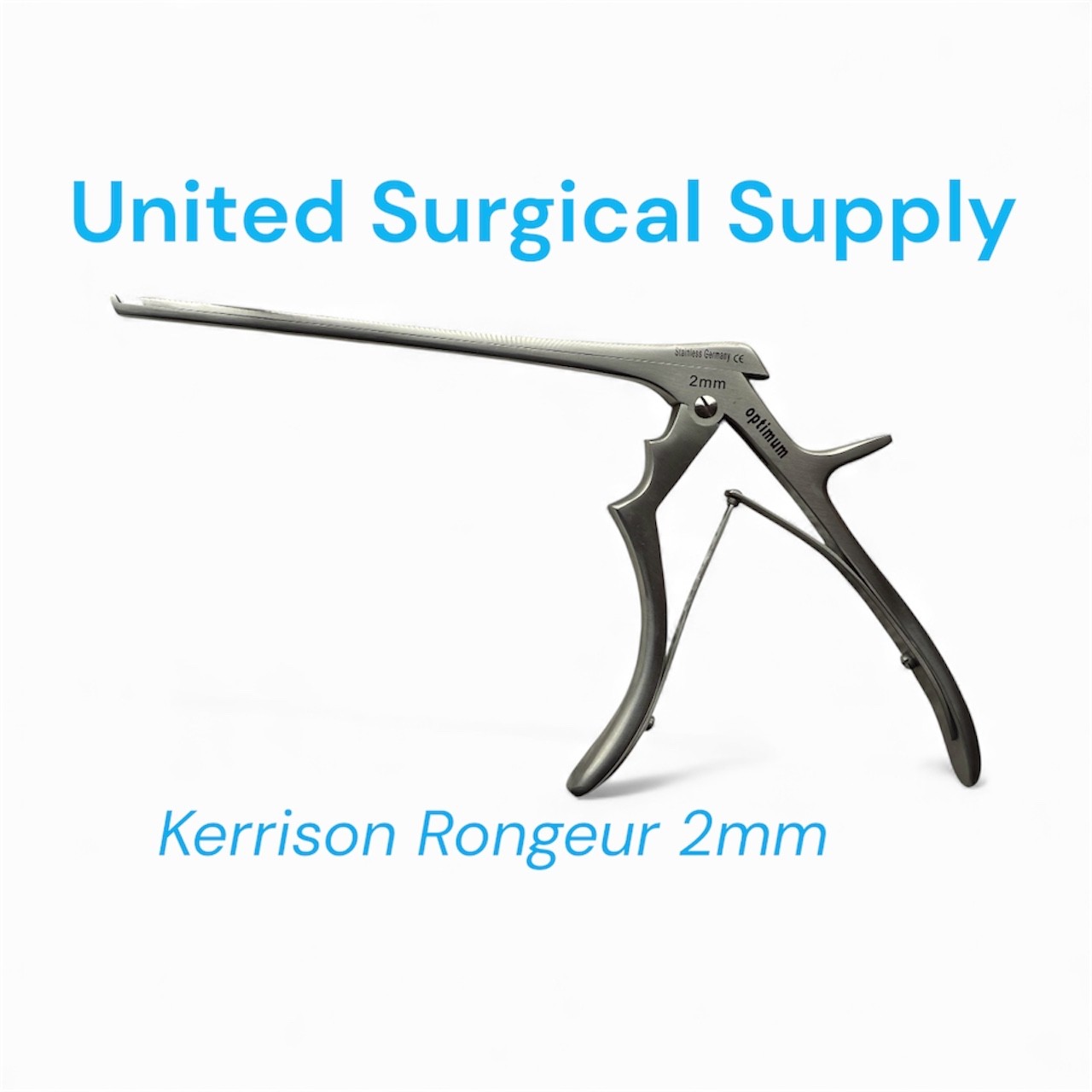 Kerrison Rongeur 2mm Cervical Orthopedic Surgical Instrument German Optimum