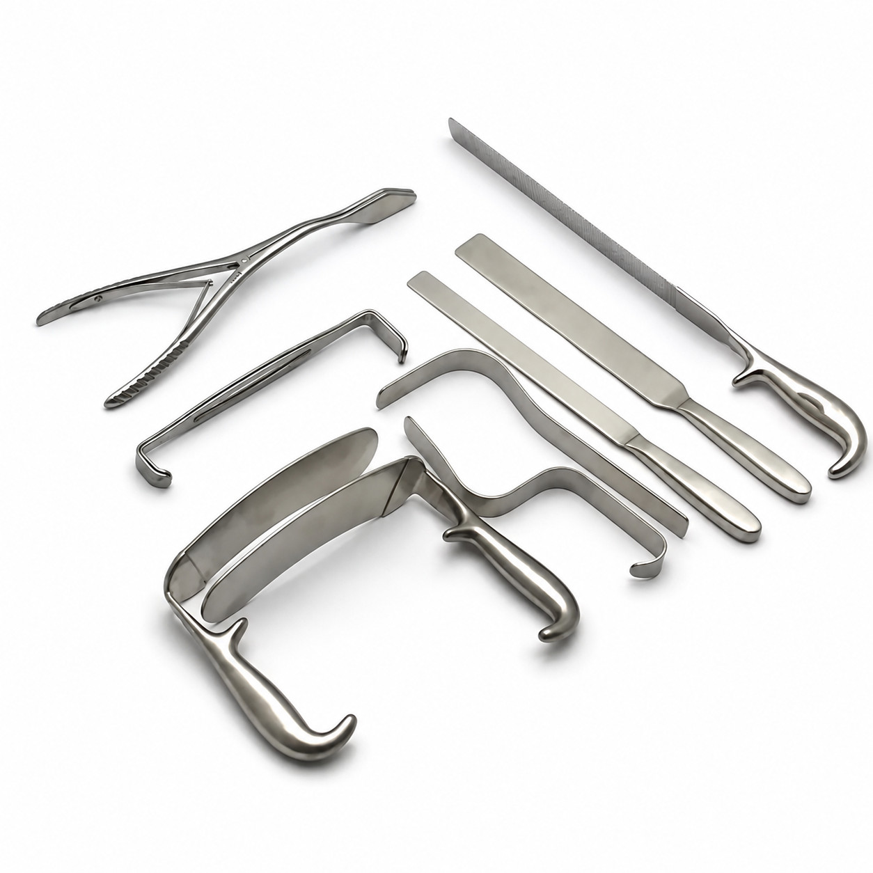 Buttock / Gluteal Brazilian Butt Lift Augmentation Surgery Instruments 9 Pcs Set