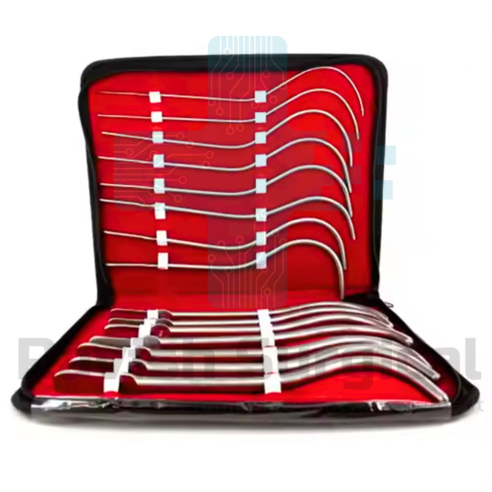 Guyon Urinary Instruments Kit 15 Pcs Surgical Urethral Bougies Gynecology Tool