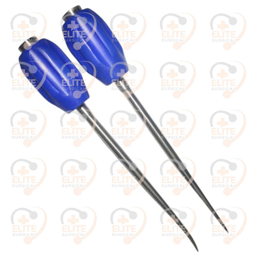 Bone lenke spinal pedical probe 2pcs (straight & Curved) Palm silicon handle