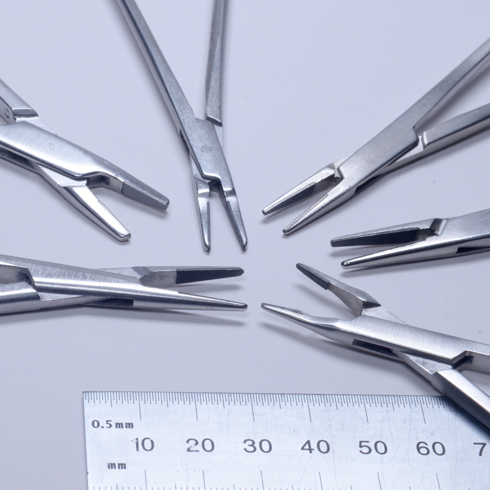 6 Needle Holders 6-8¾” Stainless Steel Surgical Instruments