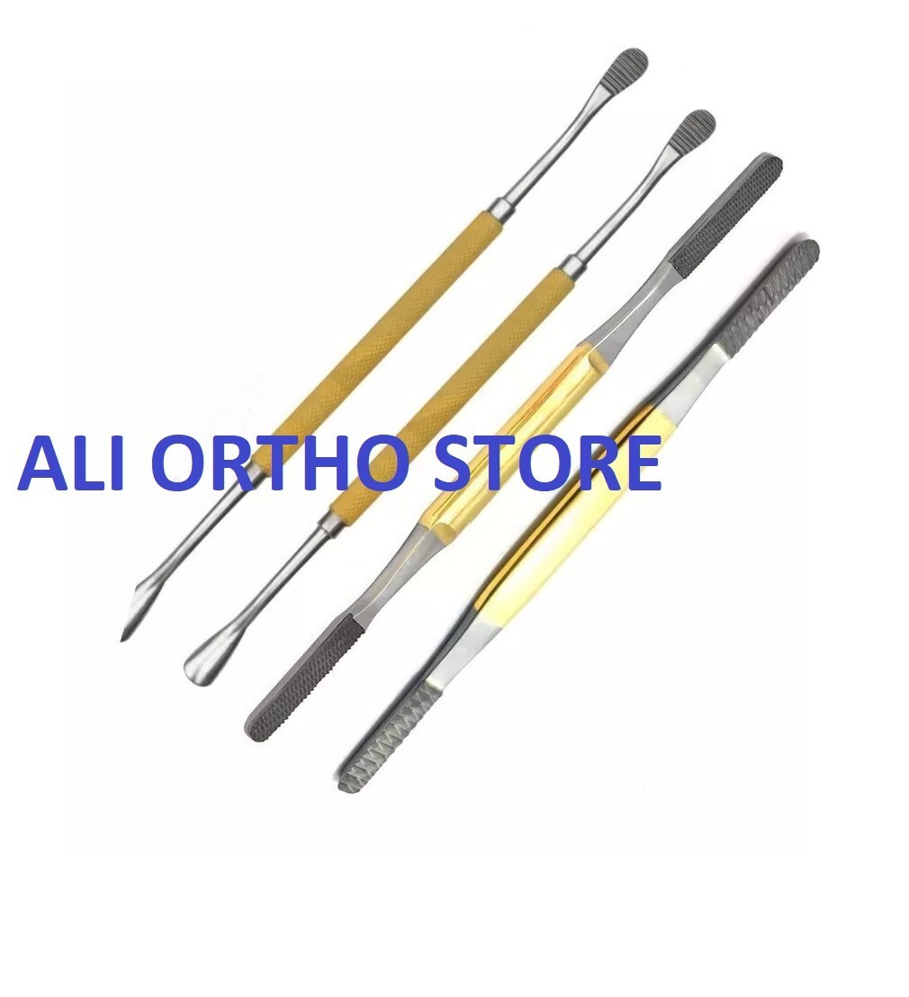 Rhinoplasty Fomon Double Ended Nasal Rasp Surgical instruments Set of 4 Pcs CE