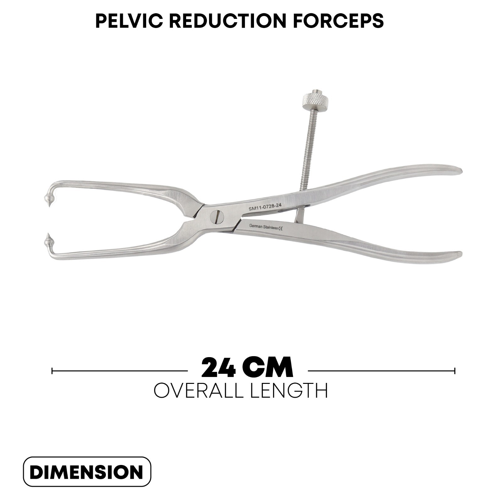 Pelvic Reduction Forceps 24 cm Orthopedic Surgical Bone Holding Instrument