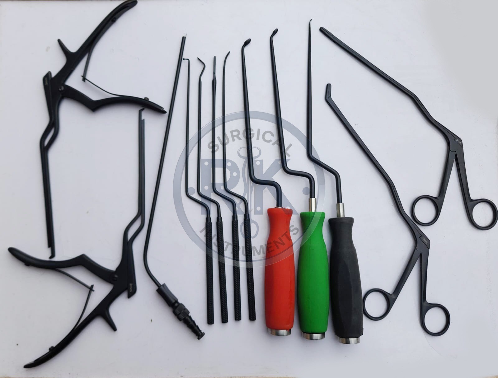 Posterior Lumbar Minimally Invasive Spine Instrument Set 12 Pcs Black