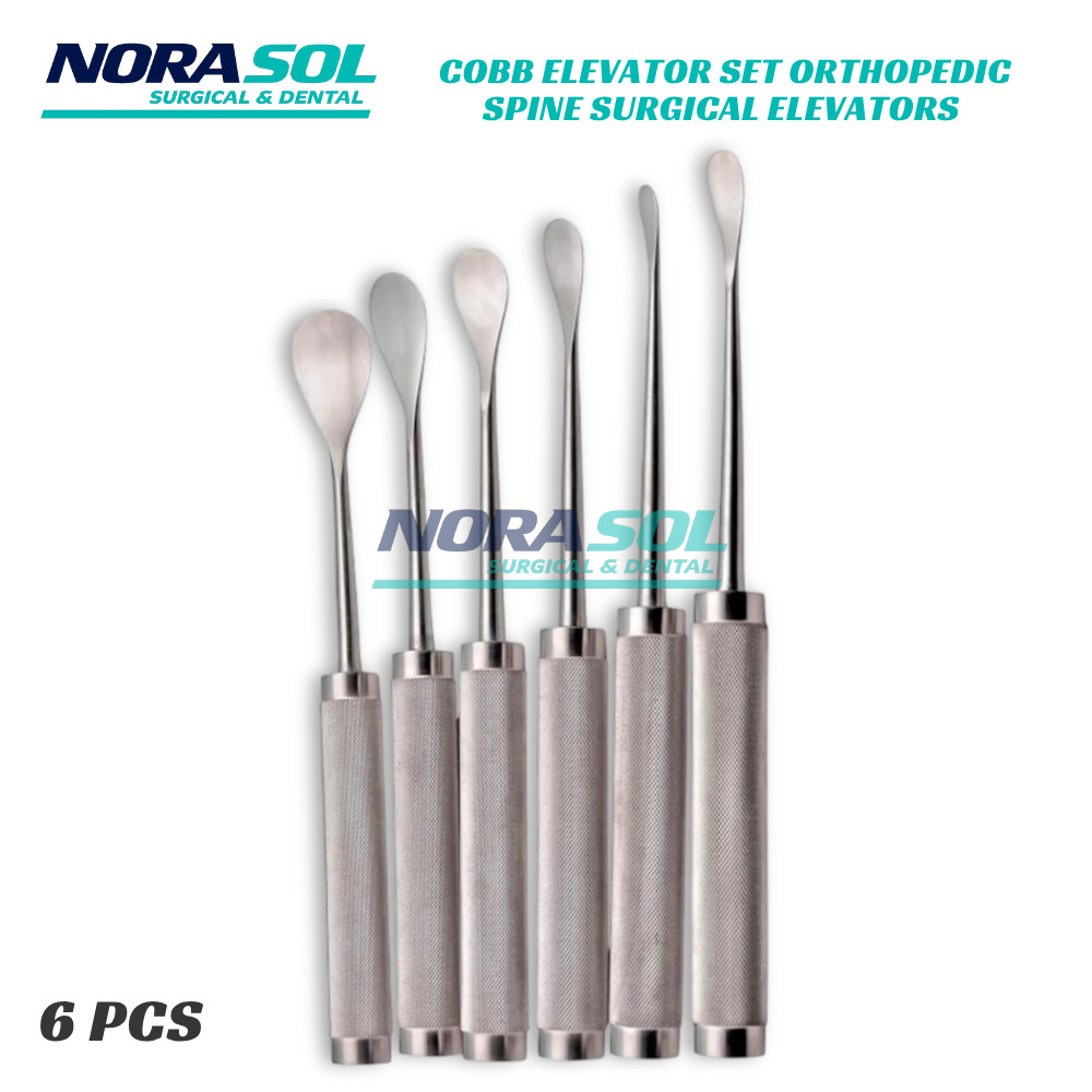 Cobb Elevator Set 6 Pcs | Orthopedic Spine Surgical Instruments | Steel