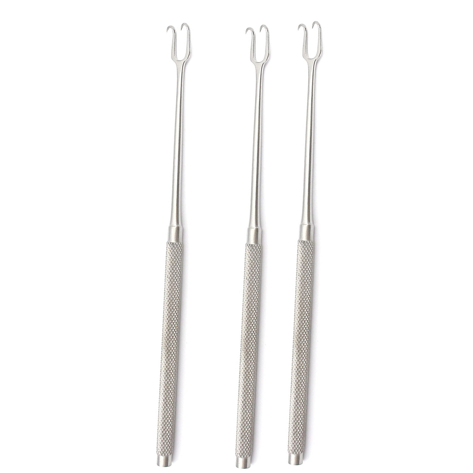3 JOSEPH Double Skin Hook 2mm Plastic Dermal Surgical Instruments