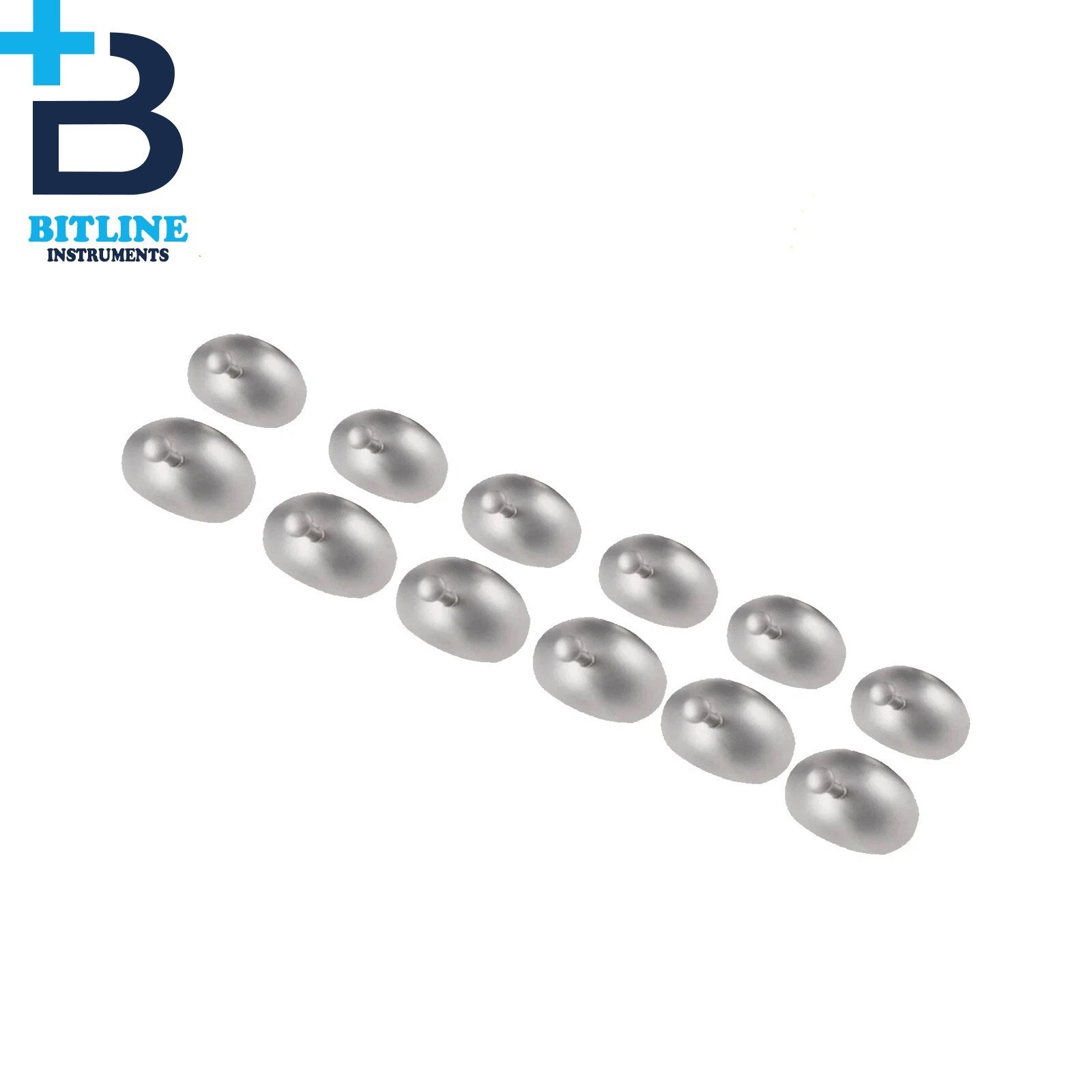 Lot of 12 Stainless Steel Corneal Shield | Laser Eye Shield | Corneal Protector