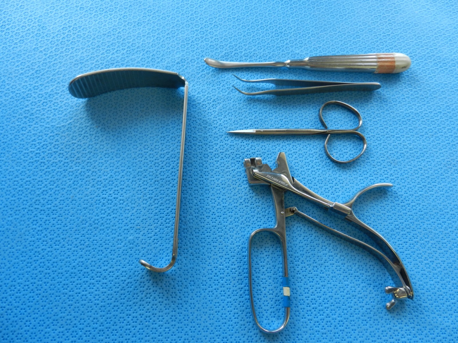 D4191 Pilling Jarit Codman Surgical ENT Instruments Lot Of 5