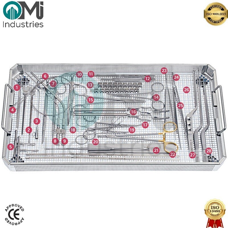 Cranial Neurosurgery Set Instruments for general surgery