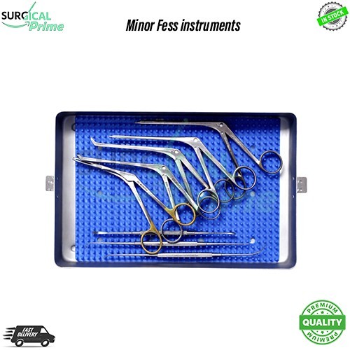 Minor Fess instruments set Endoscopic Sinus surgery ENT Surgical 10 Pcs