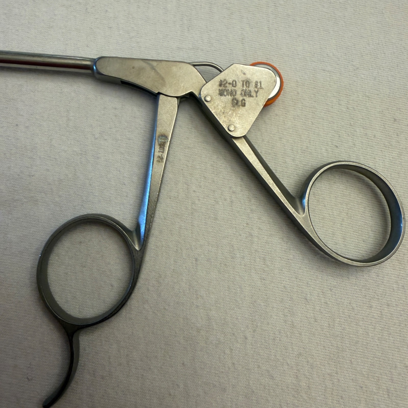 Linvatec 18.10011 Shutt 4mm Slotted Suture Punch Curved Left Arthroscopy