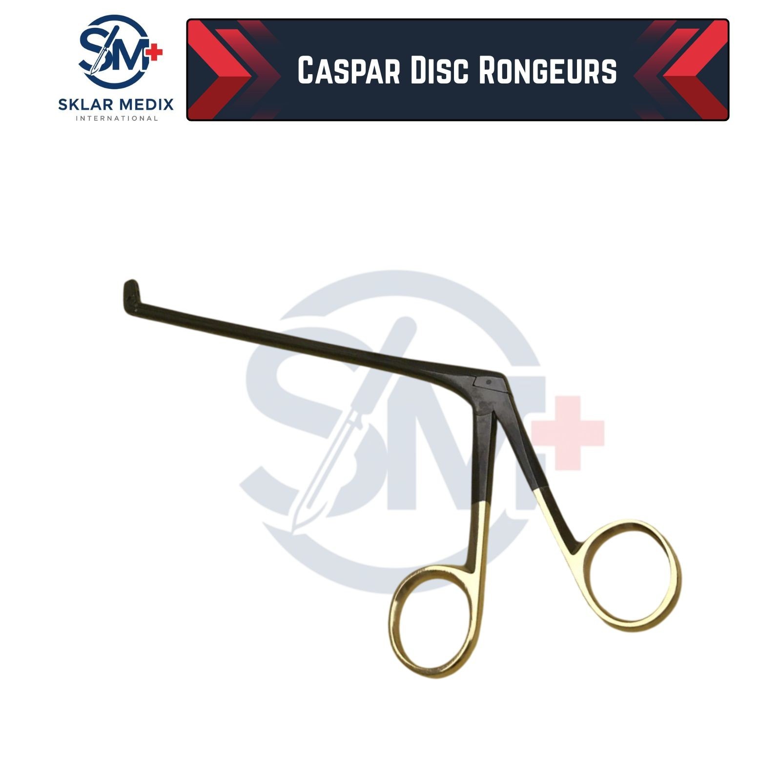 Caspar Intervertebral Disc Rongeur Set of 3 PCs Orthopedic Spine Instruments