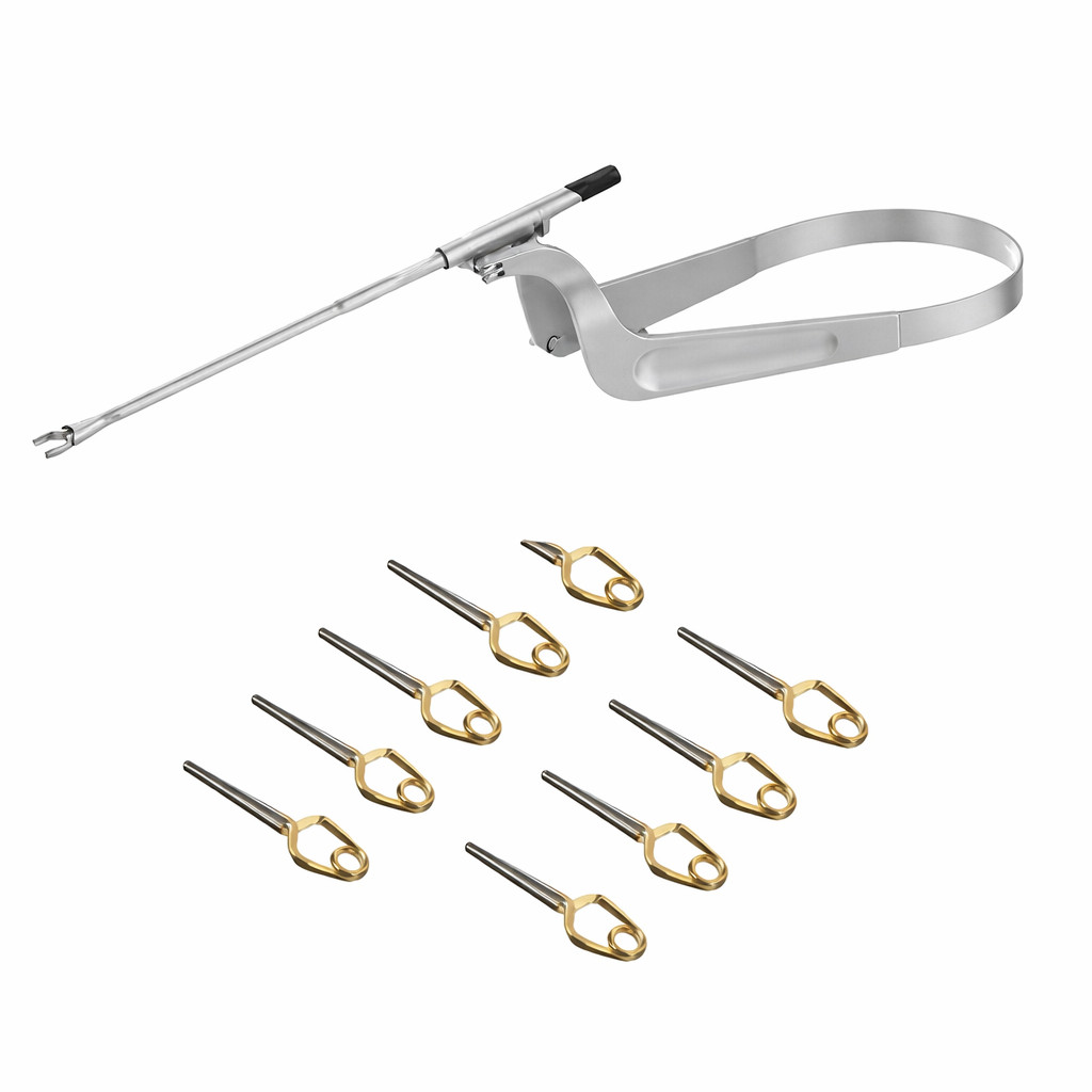 20 Aneurysm Clips & 1 Applicator for Neurosurgery SURGICAL INSTRUMENTS