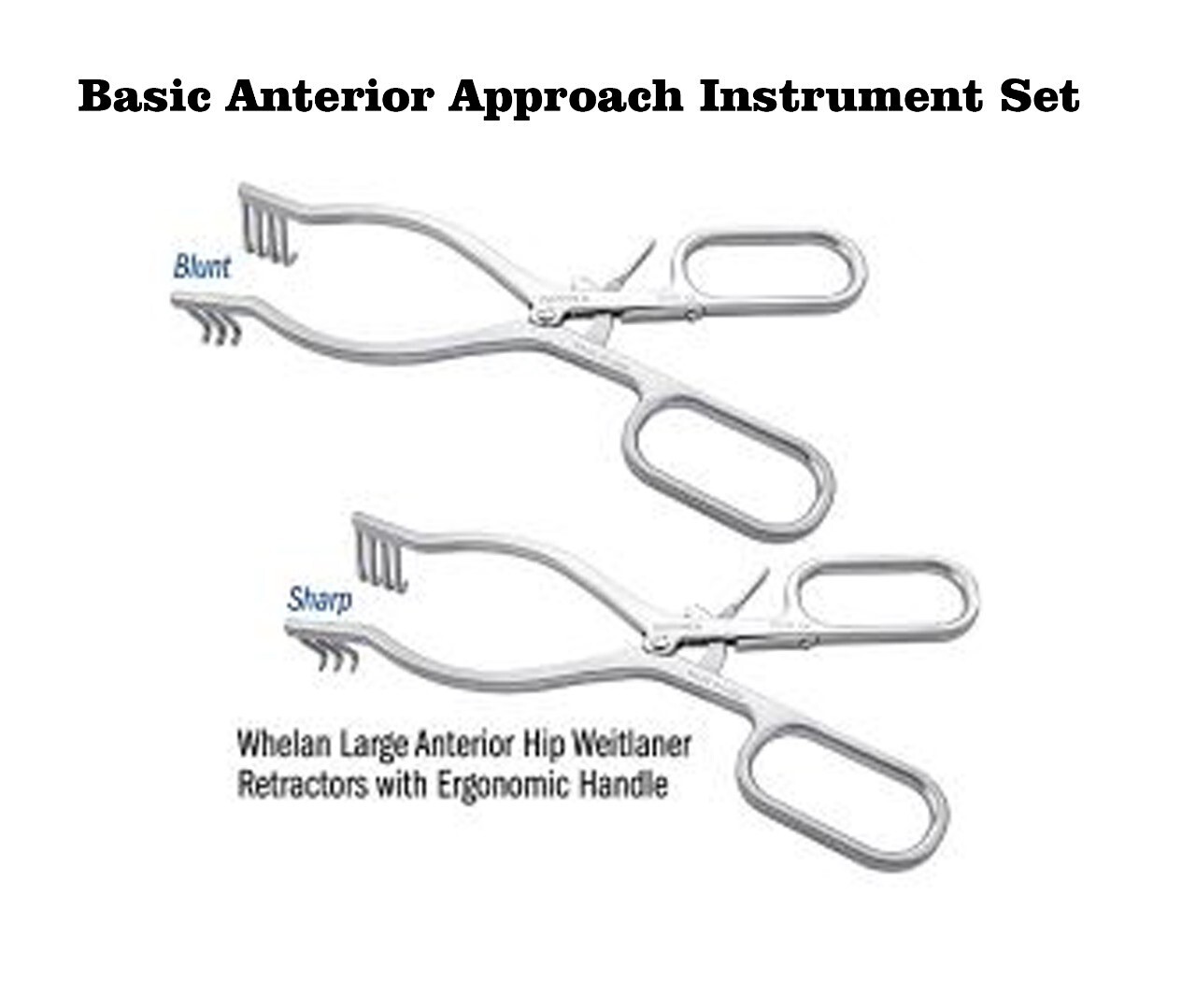 Orthopedic Basic Anterior Approach Instrument Set of 7 pcs
