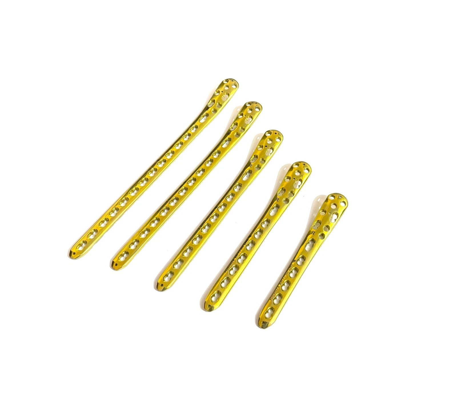 Tibia Distal Medial Plates 3.5mm set of 10pcs Titanium Veterinary