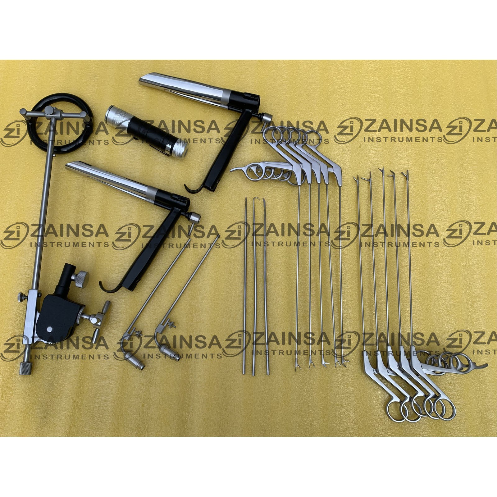 Pedestal Laryngoscope Set Micro Laryngeal Surgery ENT Endoscopic Set