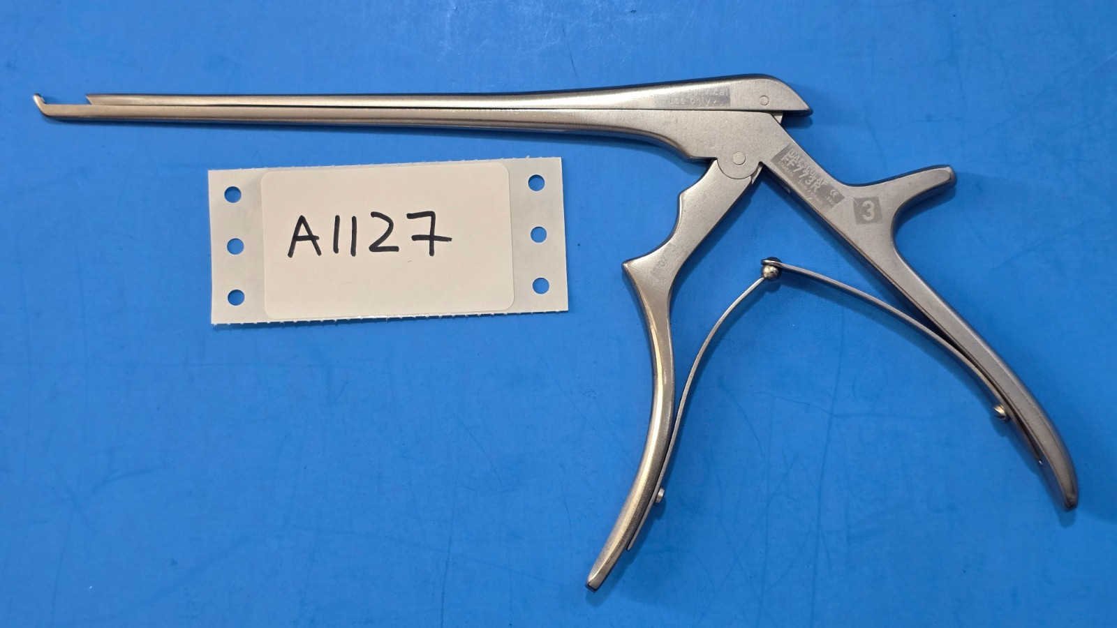AESCULAP FF773R Surgical Kerrison Rongeur 7″ shaft 3mm x 40 degree