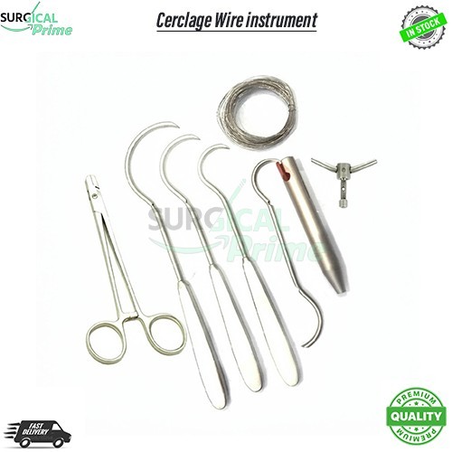 Cerclage Wire Veterinary Set Of 7 Pcs Orthopedic instruments