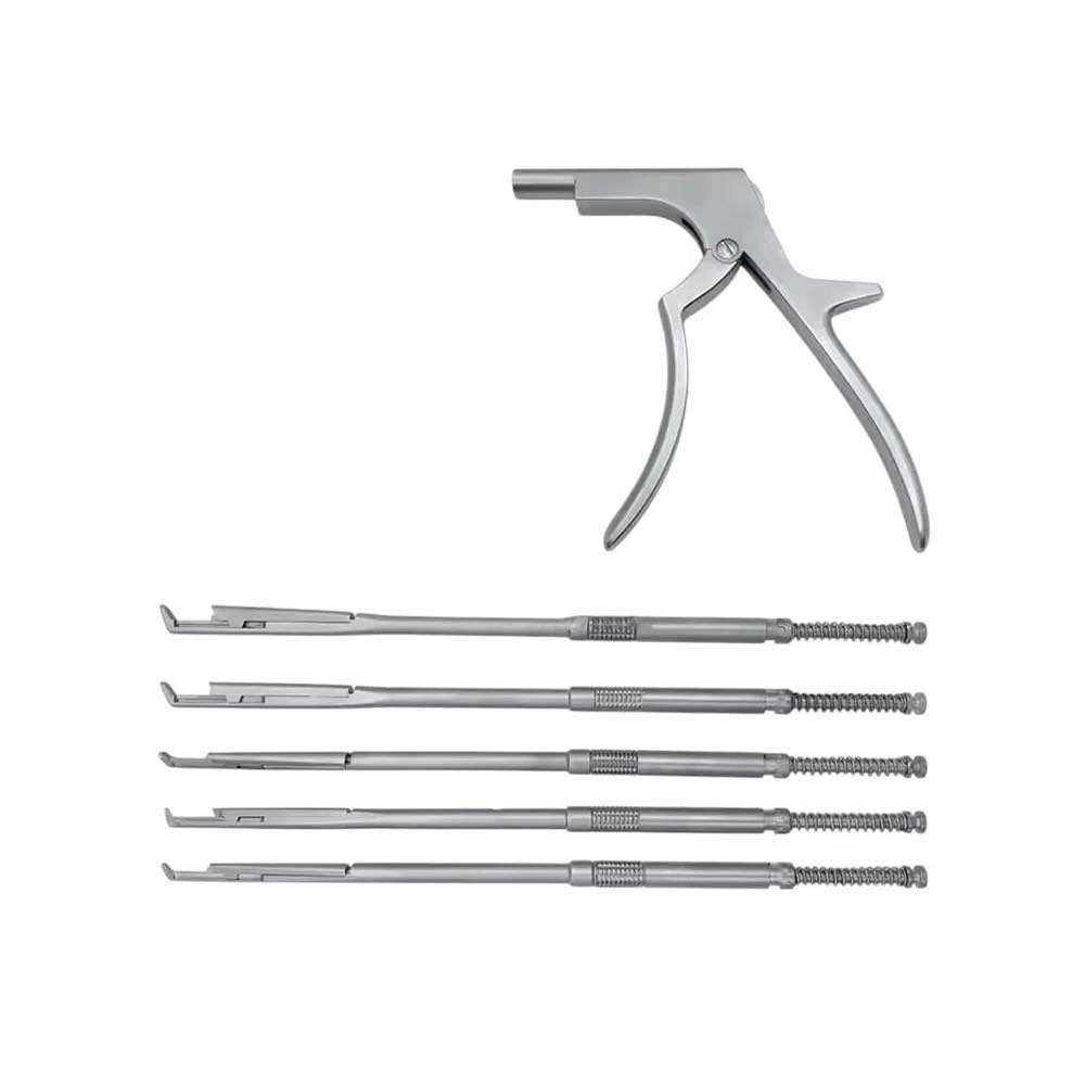 Premium Interlaminar Kerrison Rotating Rongeur Set – Spine Surgery Orthopedic
