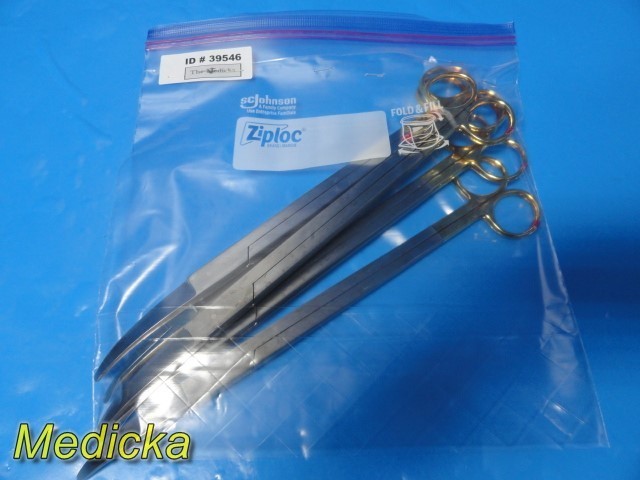 5x Hayden ZBSC-30 Z-Best Parametrium Scissors 12″ | 30cm TC Serrated ~ 39546