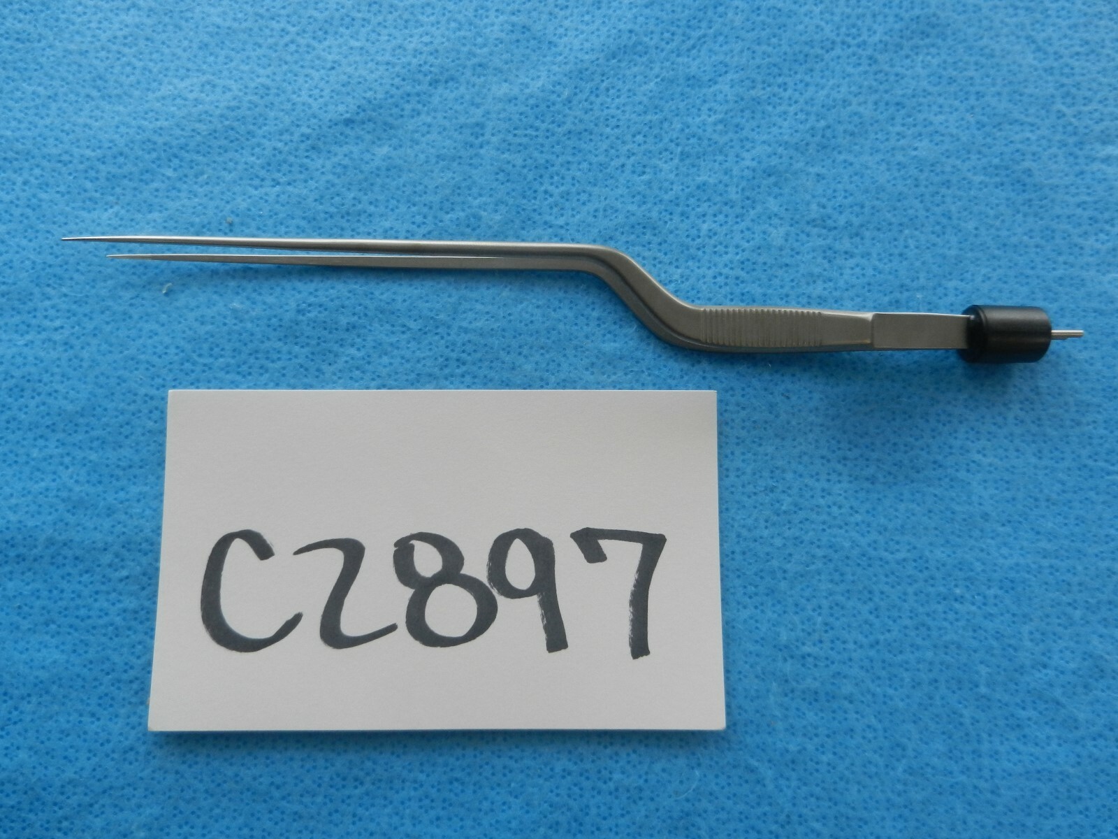Symmetry Surgical Hardy Bayonet .5mm Bipolar Forceps 08-0043