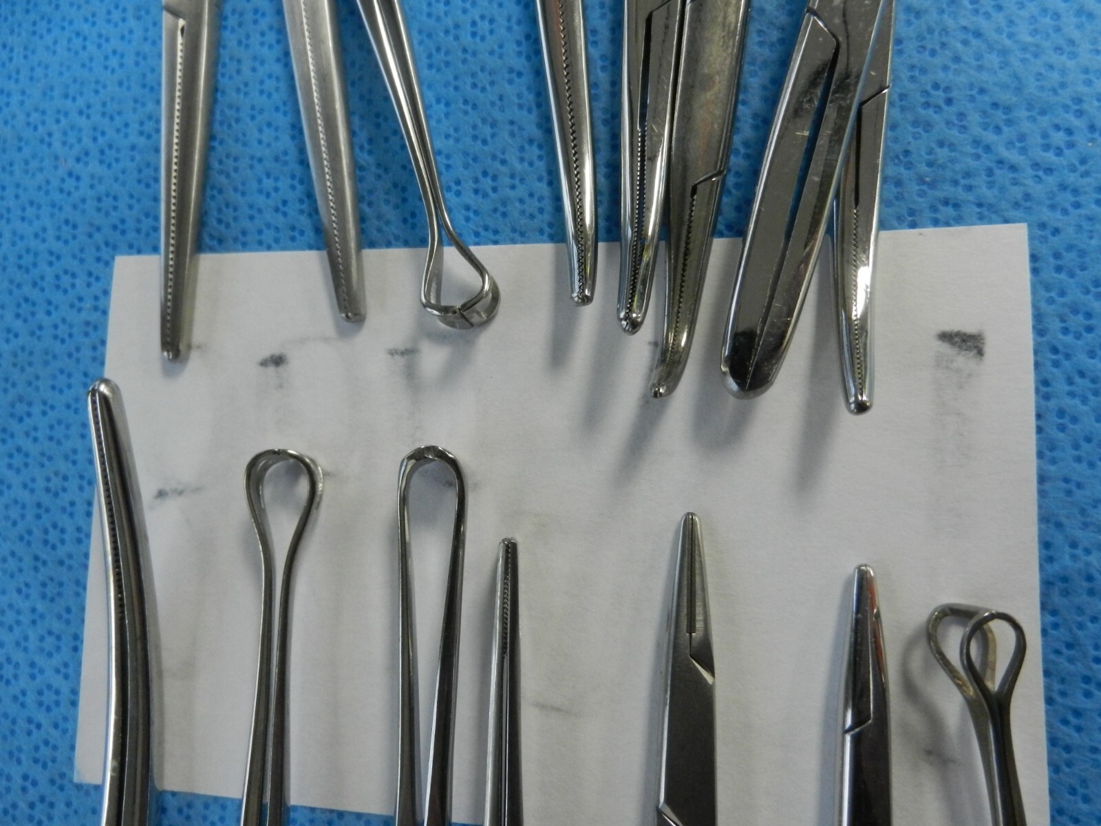 D6998 Codman V. Mueller Weck Pilling Surgical Forceps Lot of 15 Approx 13-28cm