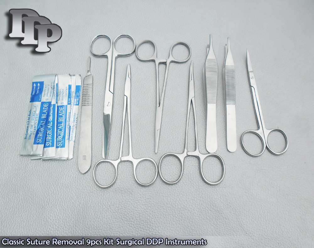 Classic Suture Removal 9pcs Kit Surgical Instruments