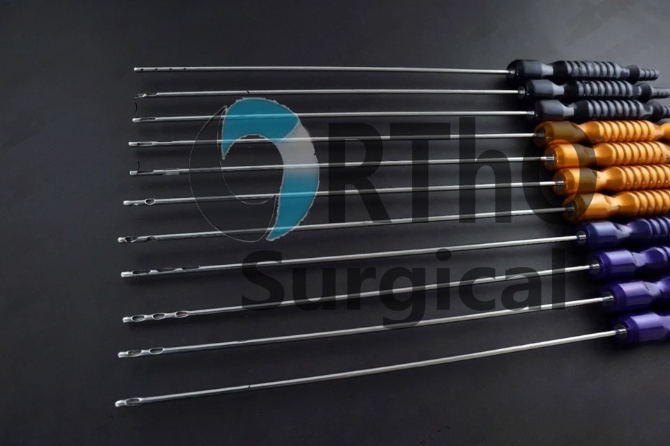 Fixed Handle Liposuction Cannulas 11 Pcs Set Plastic surgery Surgical instrument