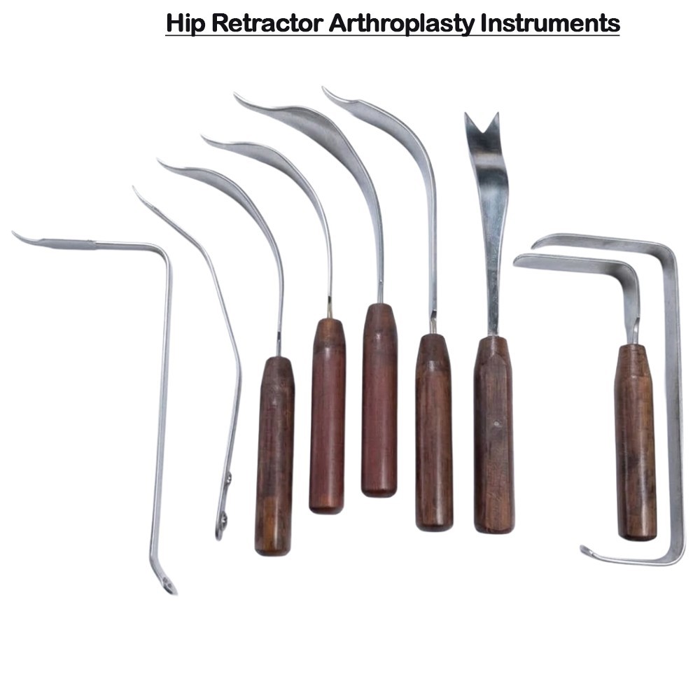 Hip Retractor Arthroplasty Instruments Orthopedic Surgery German Stainless Steel