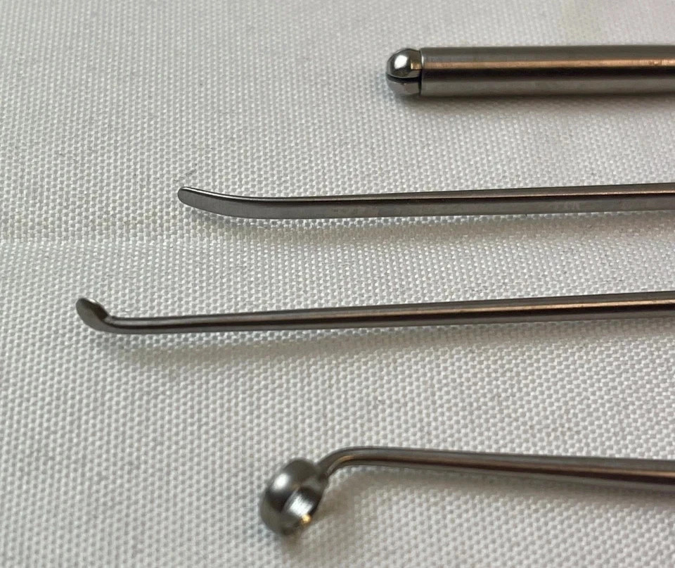 Set of 18 Codman Mizuho Aesculap Transsphenoidal Dissector Instrument Set w Case