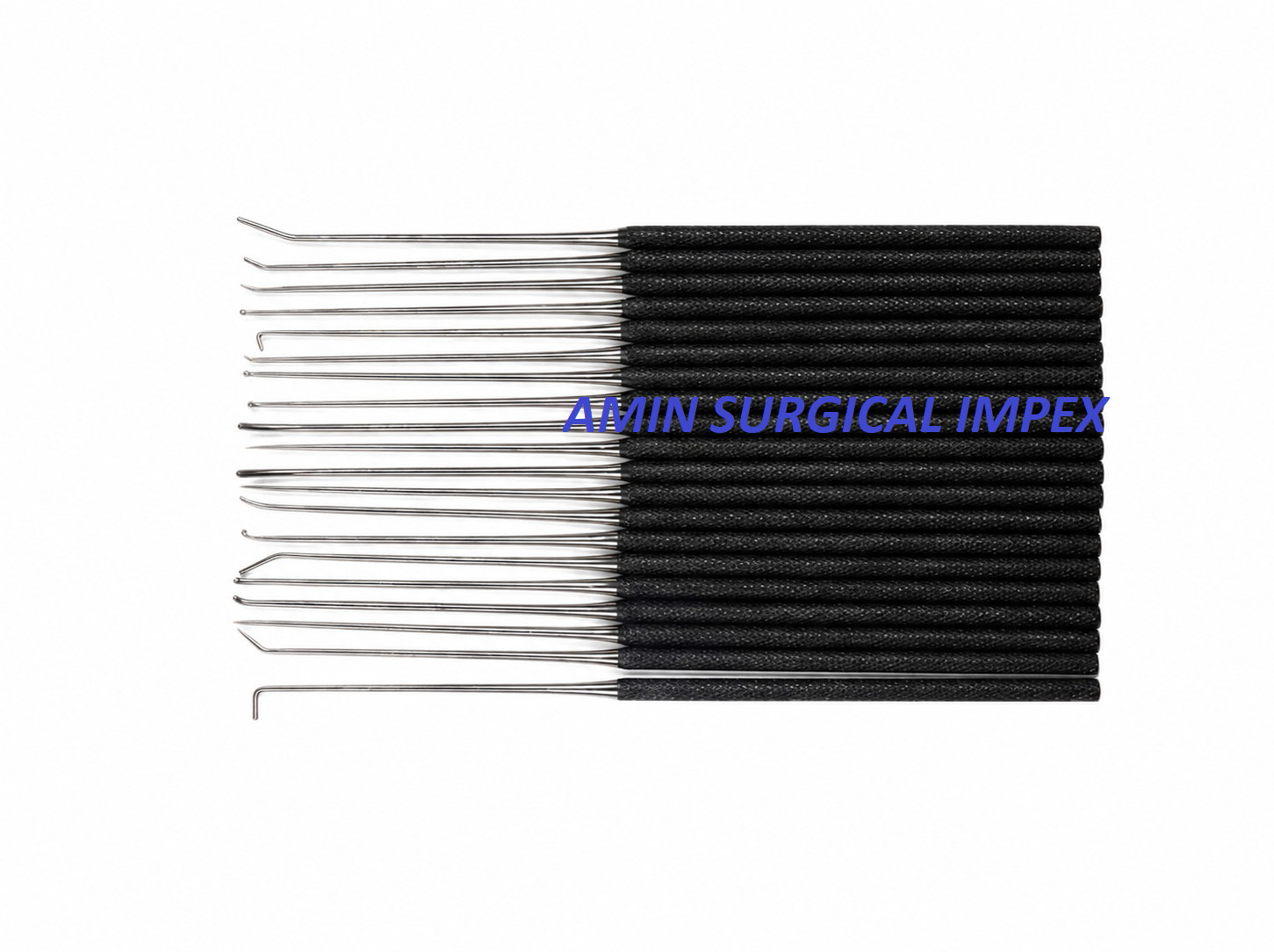 Rhoton Micro Dissector Set 20PCS Black Neurosurgery Surgical Instruments