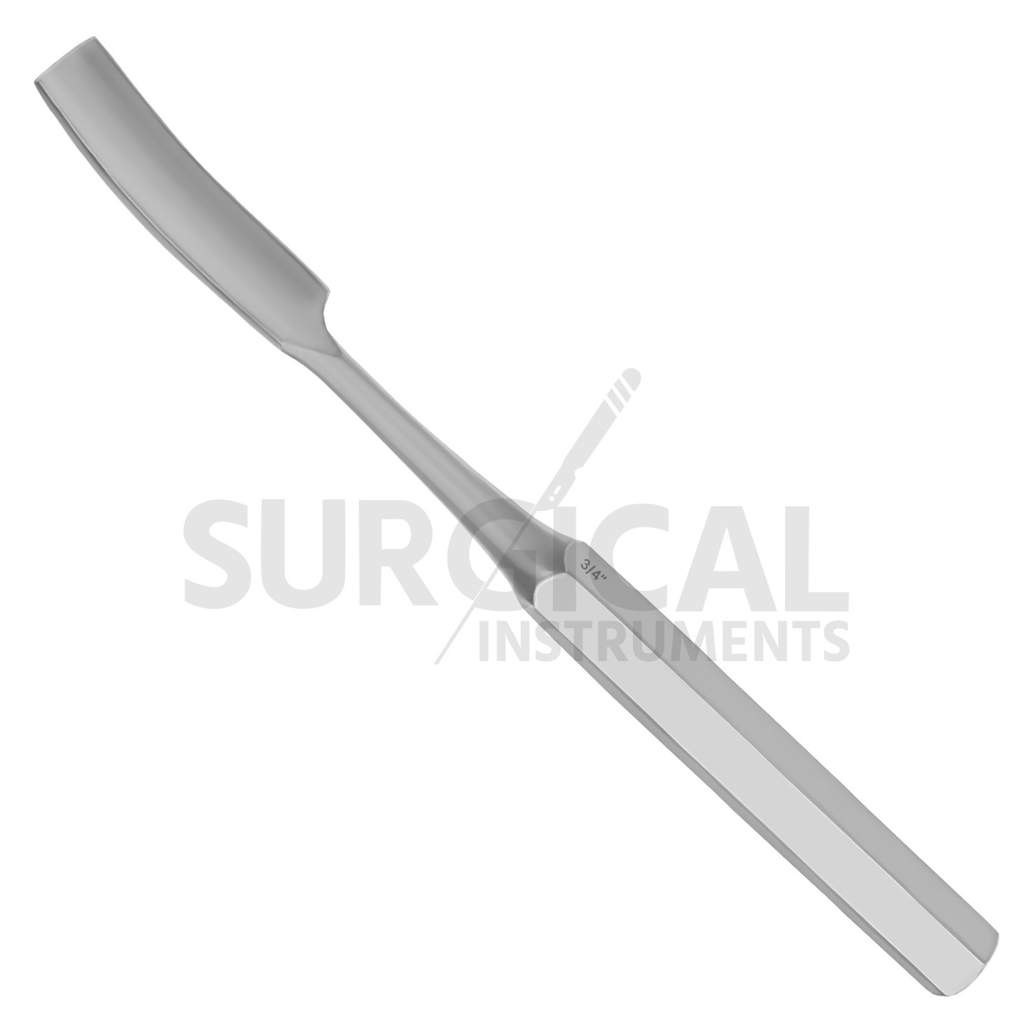 HIBBS Gouge 9″ with 3/4″ (1.9cm) Curved Blade Orthopedic Instruments German Gr