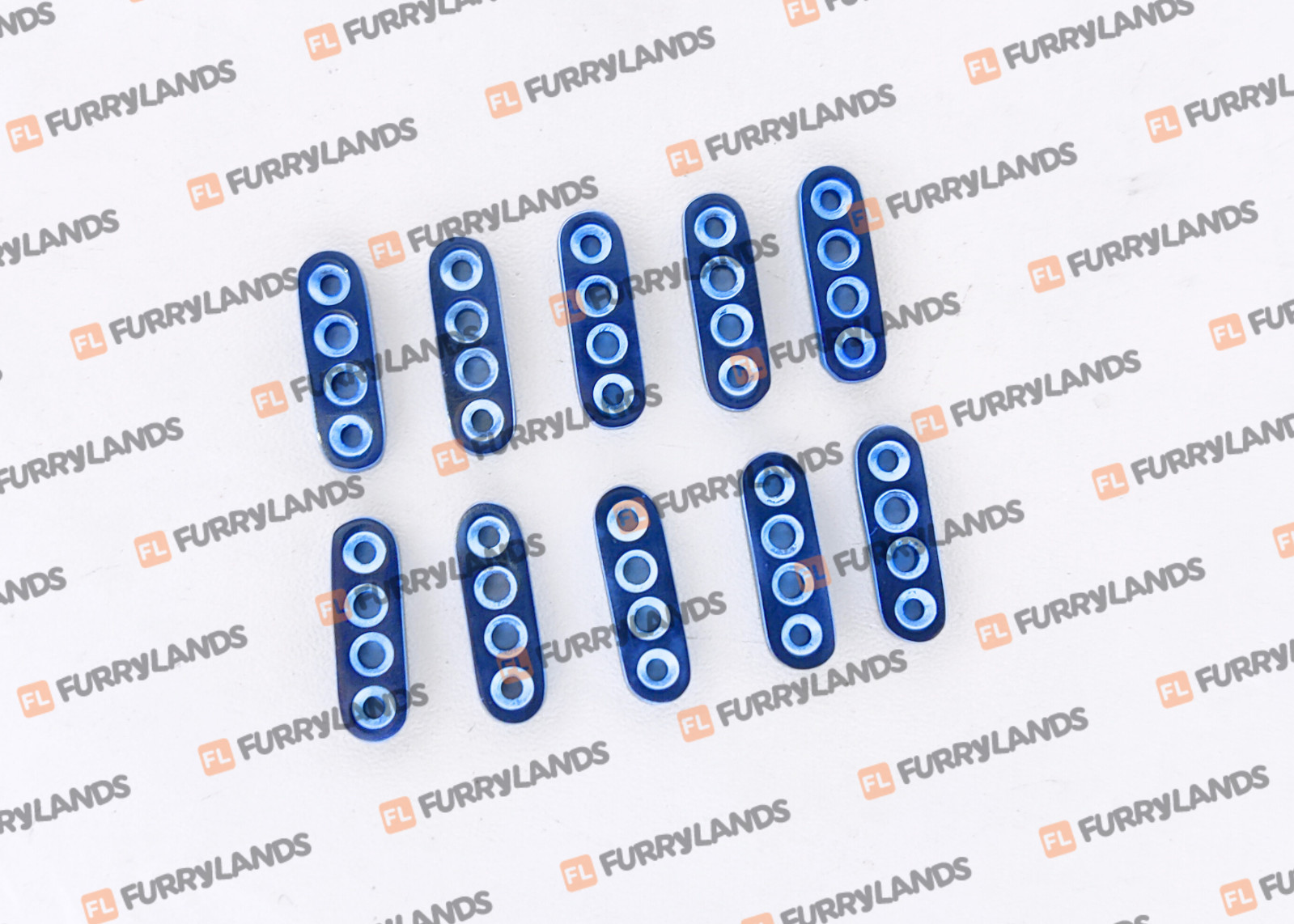1.5/2.0mm Titanium Endo Button Plates 5mm x 16mm – 10 Pcs Knee Set