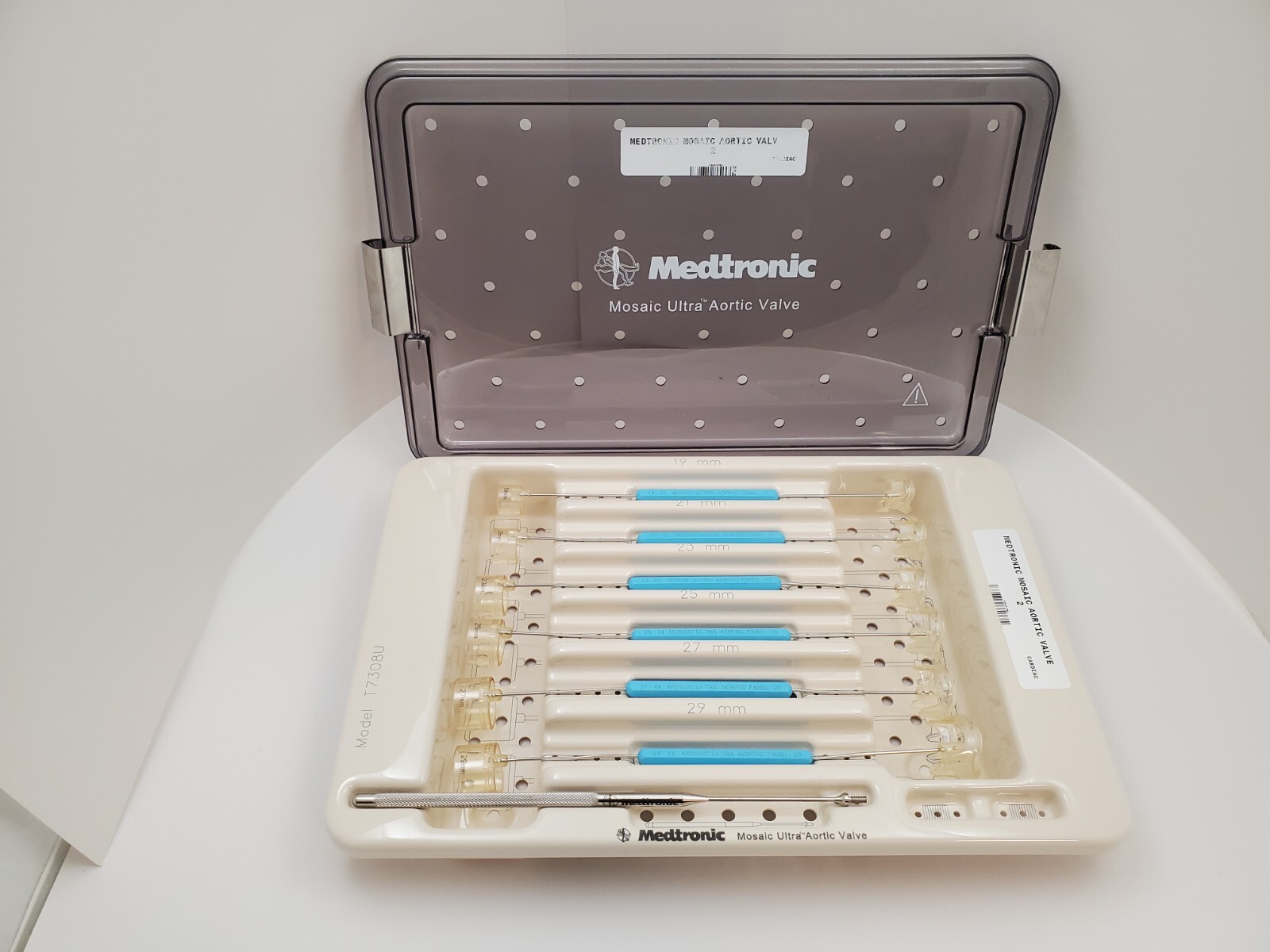 Medtronic Mosaic Ultra Aortic Valve Sizer Set T7308U With Tray