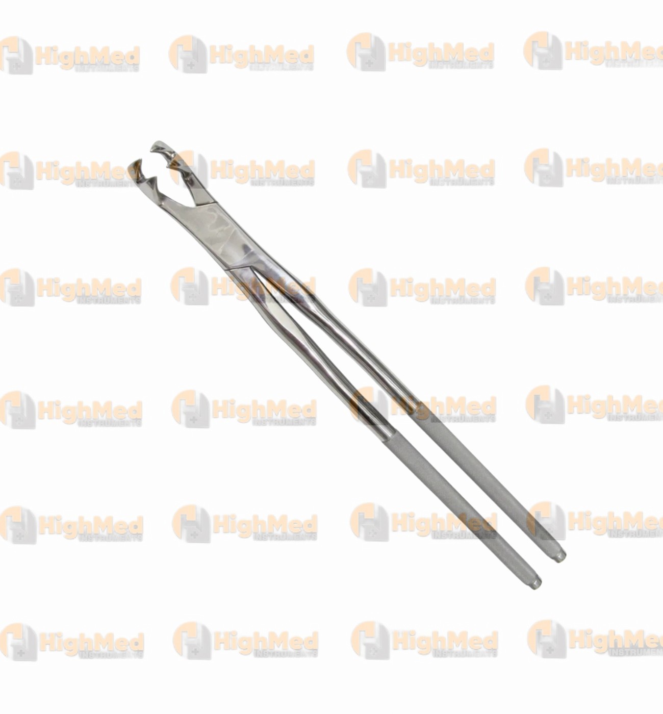 19 4 Root Prong Stainless Steel Hand Extraction Molar Forcep Equine Dental