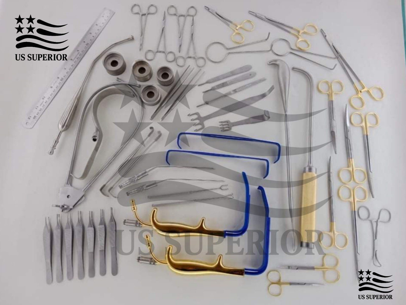 Breast Augmentation New Surgery Instruments Set German Quality 45 pcs