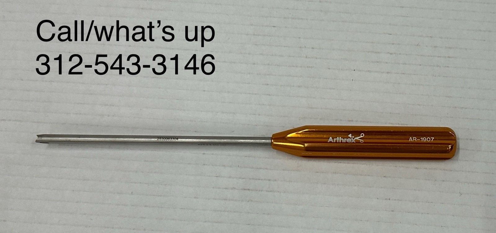 Arthrex Fishmouth Trocar Tip Reusable Obturator Arthroscopy Instrument AR-1907