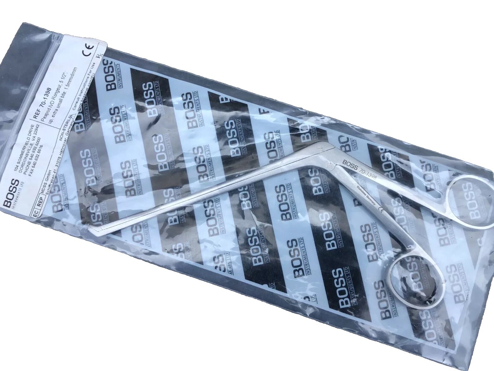 BOSS Surgical Peapod IVD Rongeur 70-1398 – Germany NEW