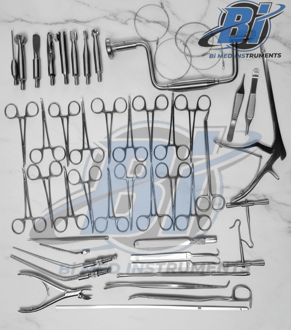 40 Pcs Basic Craniotomy Set Surgical Spine Orthopedic Instruments Set