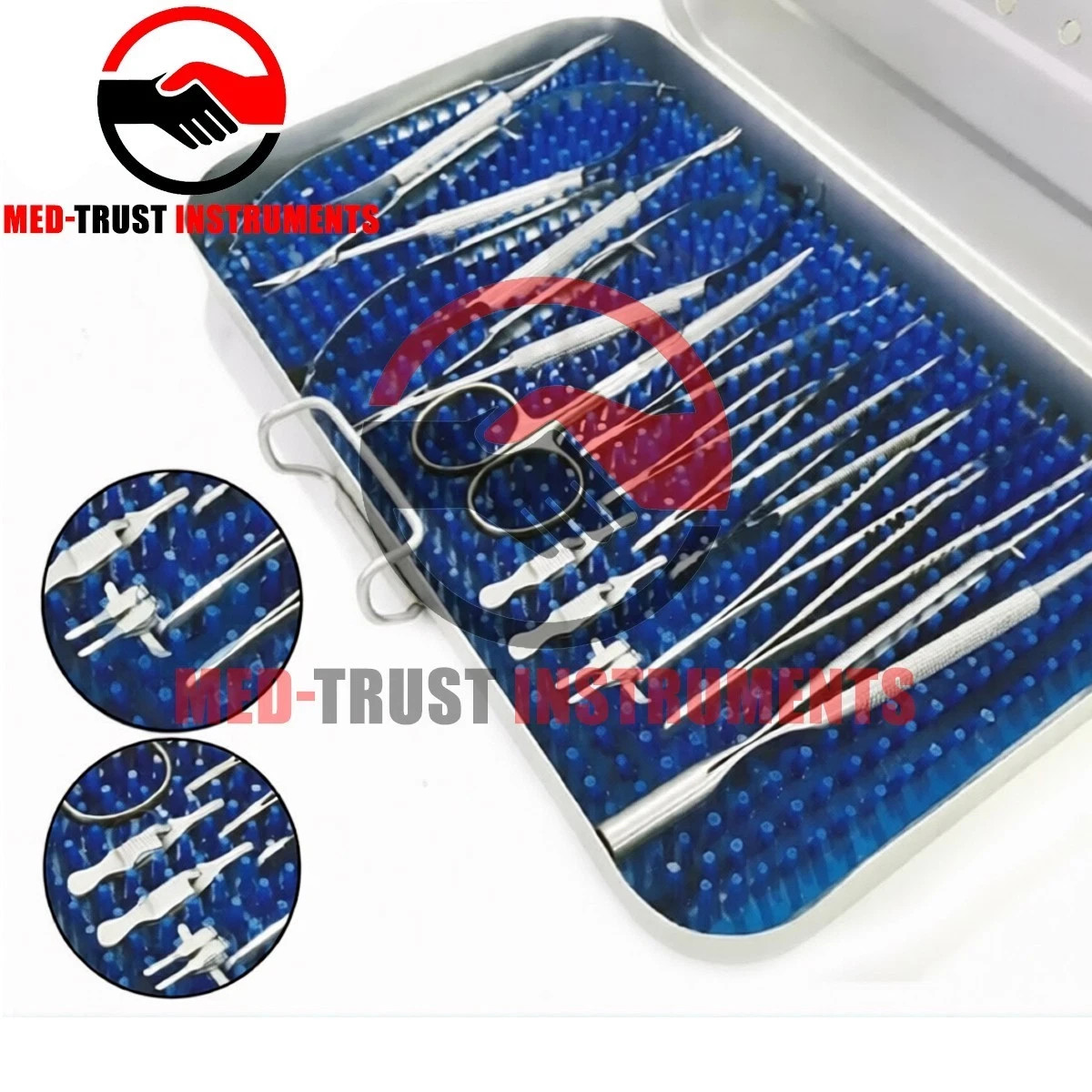 New Micro Hand Surgery Instrument Set Stainless Steel Surgical Kit With Case
