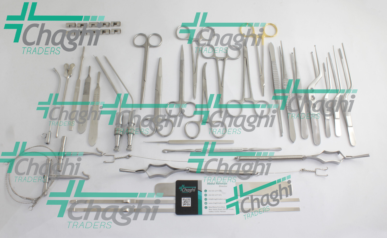 Cranial surgery instrument 43 PCs Complete Set Good Quality Orthopedic Chaghi Tr