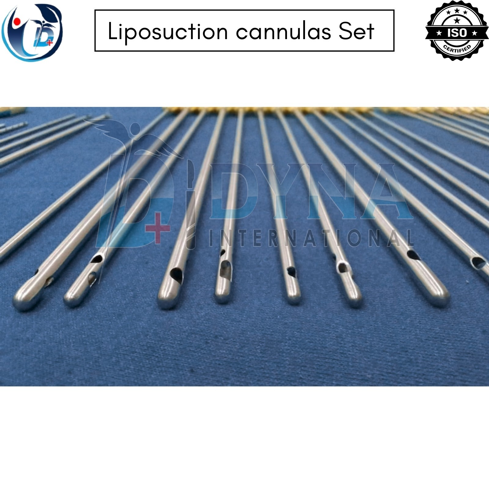 Liposuction cannulas Set of 30 pcs plastic surgery instruments