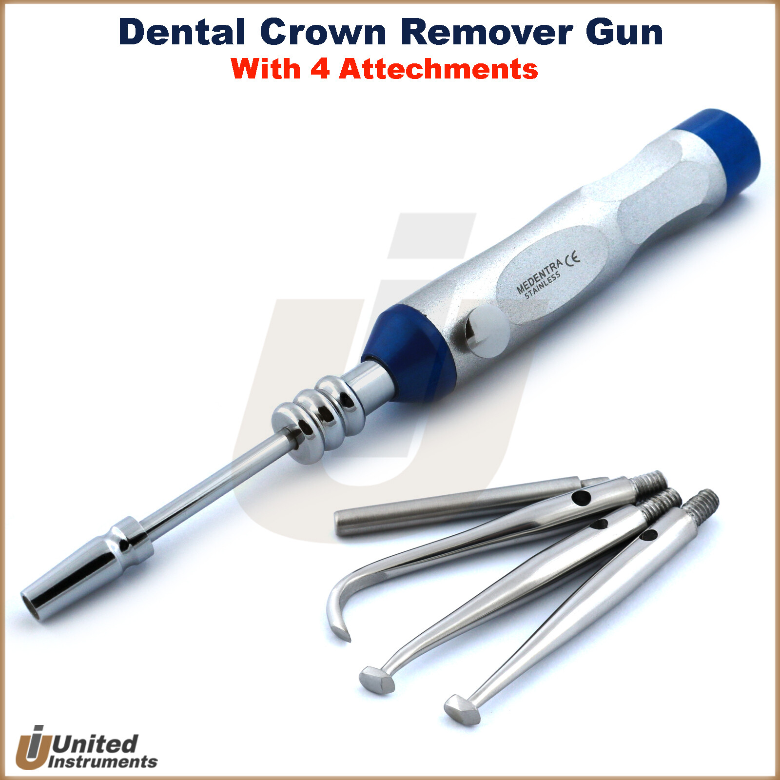 Dentist Automatic Dental Crown Remover Gun Temporary Crowns Bridge Removal Plier