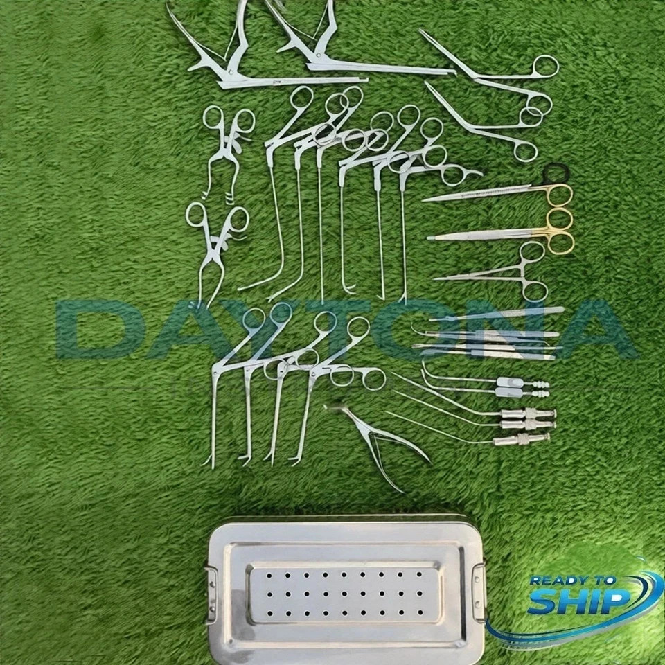 Fess Instruments Set, Complete Set of Endoscopic Sinus Surgery Instruments