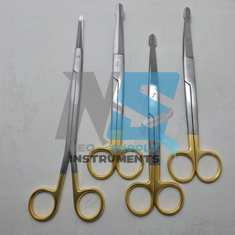 Plastic surgery facelift scissors set of 4pcs Plastic Surgery Instruments