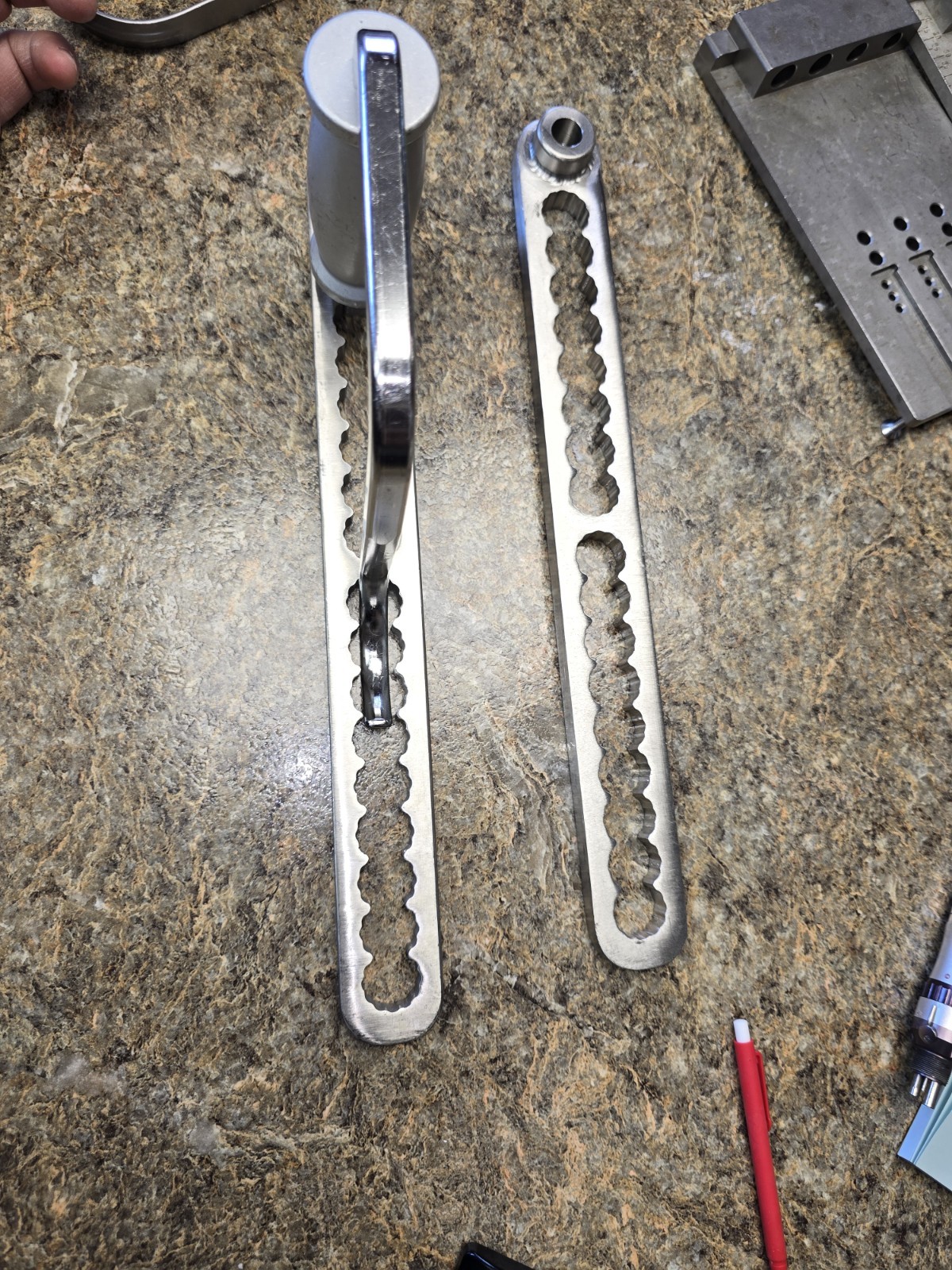 Femoral Hook Support BRACKETS AS SHOWN 3 PEICES