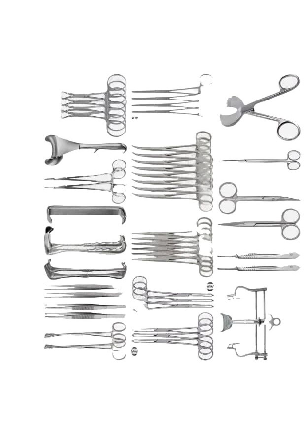 Professional C-Section Cesarean Instrument Set 50 Pc OB/GYN Surgical Kit w/ Case