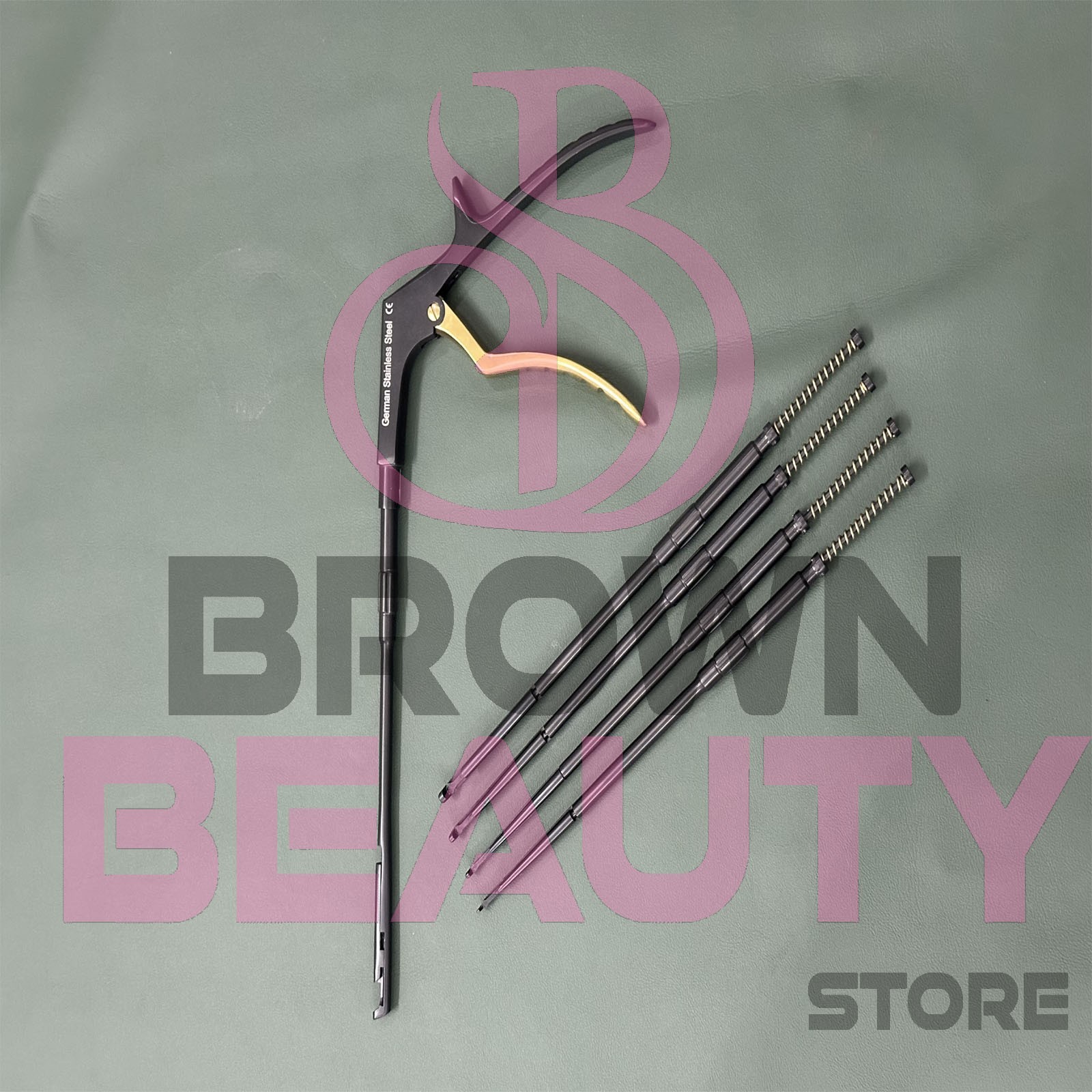 Interlaminar Kerrison Rotating Rongeur Set Spine Surgery Orthopedic Instruments