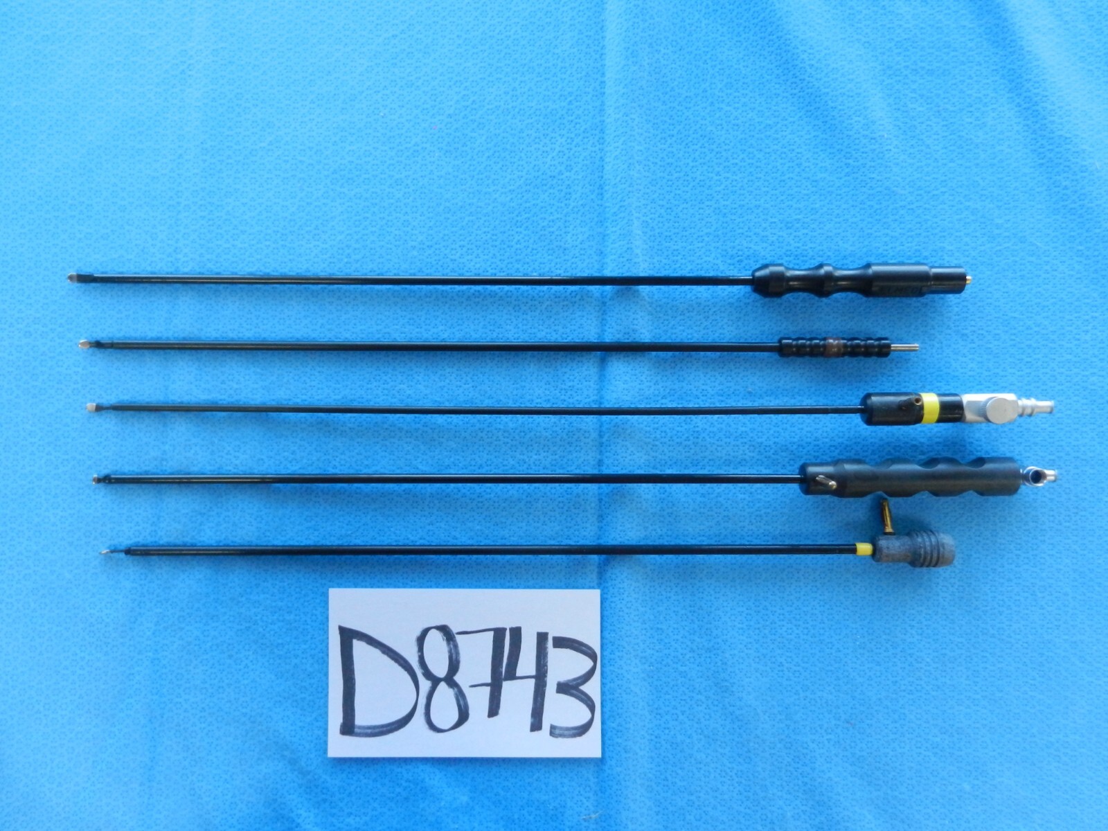 D8743 Elmed Stryker Surgical 5.0mm Fully Insulated Laparoscopic Spatula Lot of 5