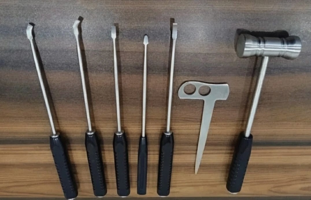 UBE Endoscopic Spine Surgery Orthopedic Instrument Set 7 Pcs Surgical Tools